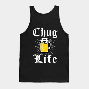 Chug Life 2 Beer Fan College Beer Lover Tank Top